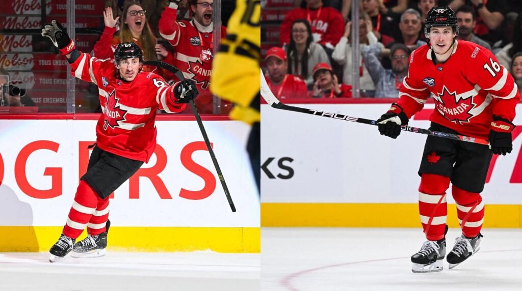 Hockey fans pick between Mitch Marner & Brad Marchand for “Golden Goal” at 4 Nations Face-Off